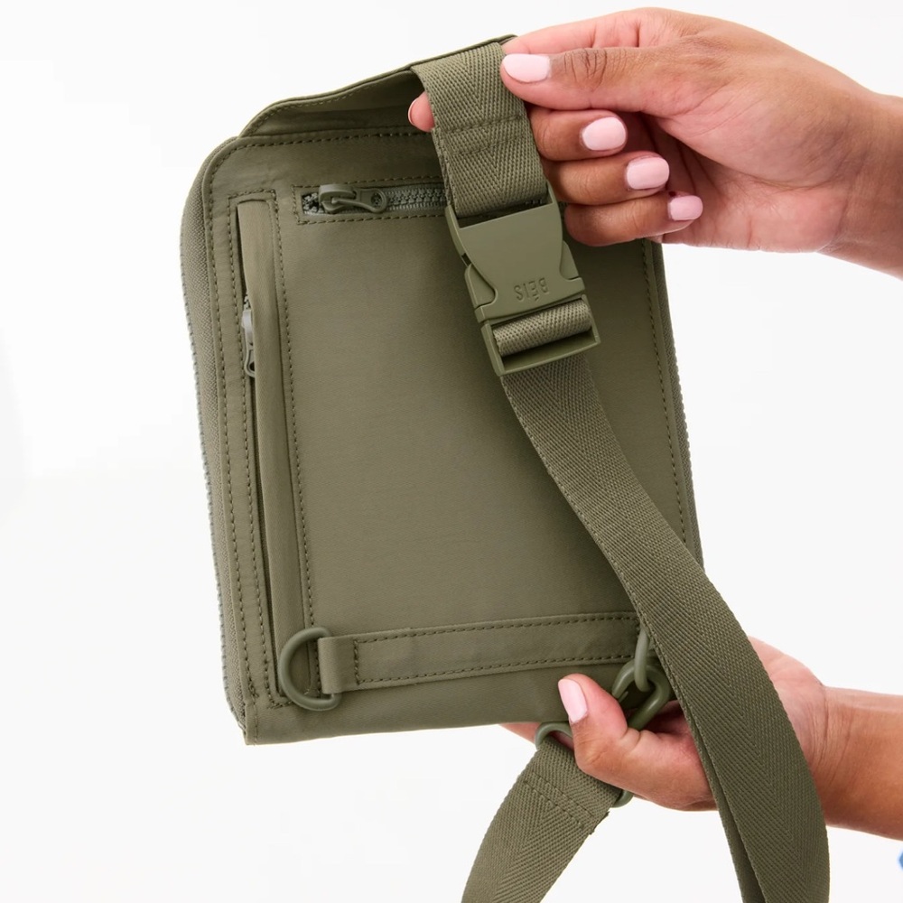 Beis Sport Sling Bag, Olive - Picture 5 of 6